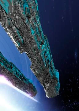 Spaceship Stock Illustration