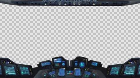 Spaceship Interface Stock Footage 57813928