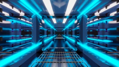 Spaceship interior Animation Stock Footage 127981042