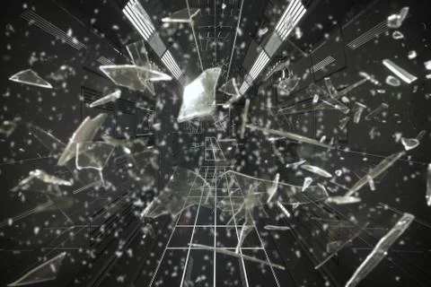 Spaceship interior Stock Illustration