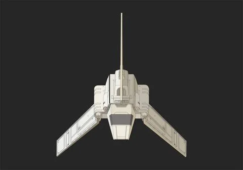 Spaceship isometric flat vector 3d spaceship isometric flat vector 3d illu... Stock Photos