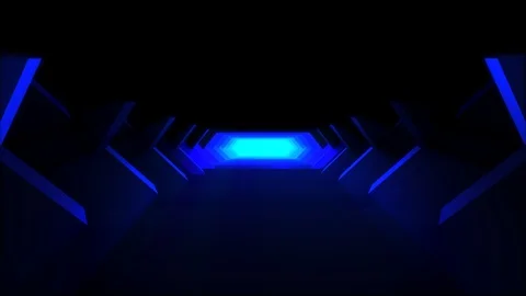 Spaceship Landing . Abstract Sci-fi UFO Extraterrestrial Background Video stock 99707466