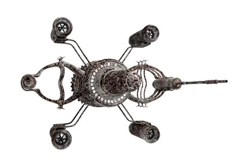 Spaceship model Stock Illustration