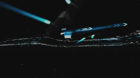 The spaceship preparing for tackeoff Video stock 53835514