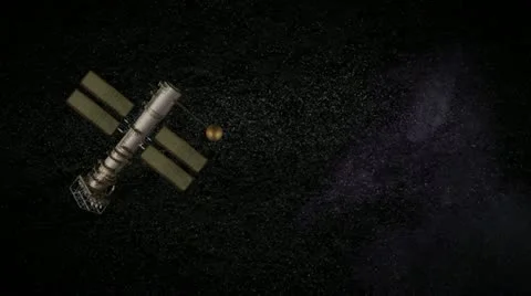 Spaceship satellite Stock Footage 21233963