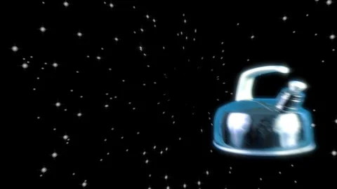 Spaceship Star Kettle in Hyperspace Stock Footage 115899208