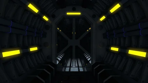 Spaceship Transition Video stock 123153348