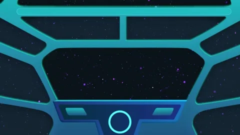 Spaceship Warp Drive: Lo-fi Animation | Stock Video | Pond5