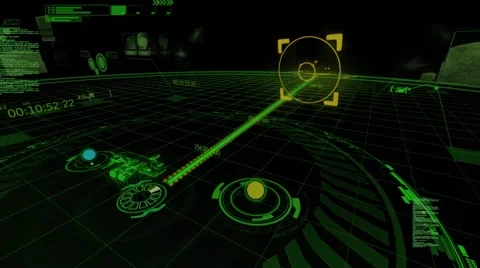 The spaceship,operating console Stock-Footage 53835495