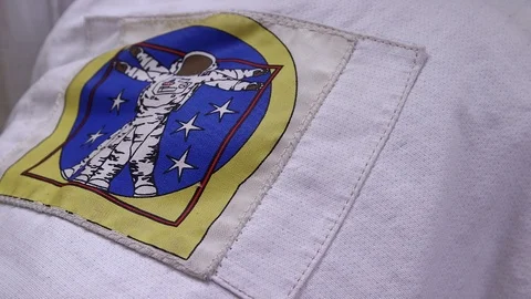 Spacesuit at Nasa headquarter Stock Footage 93533985