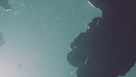 Spacewalk activity outside the International Space Station during daytime Stock Footage 344063356