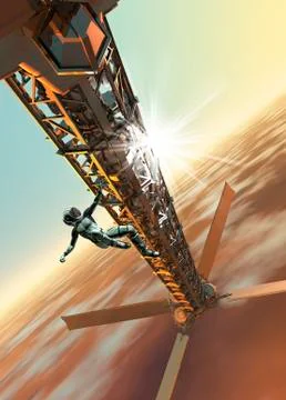 Spacewalk; artwork Ilustración de archivo