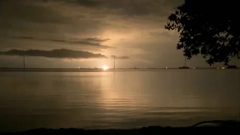 SpaceX Falcon Rocket Launch Video stock 209399836