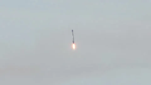 SpaceX Sentinel-6 Michael Freilich Booster Landing Stock-Footage 143994160