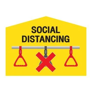 Spacing between the handles and the hand strap Stock Illustration