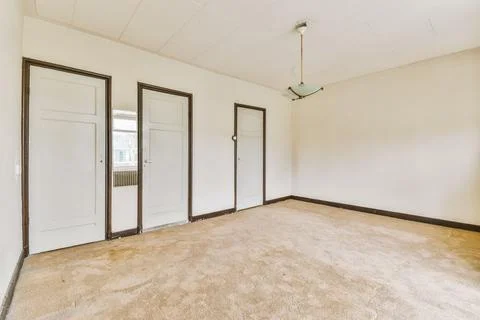 Spacious empty room Stock Photos
