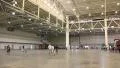 Spacious exhibition hall HD Footage