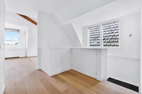 Spacious room design Stock Photos
