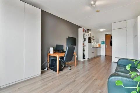 Spacious room design Stock Photos