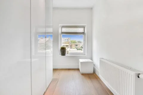 Spacious room design Stock Photos