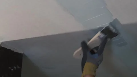 Spackle plaster Stock Footage 313239359
