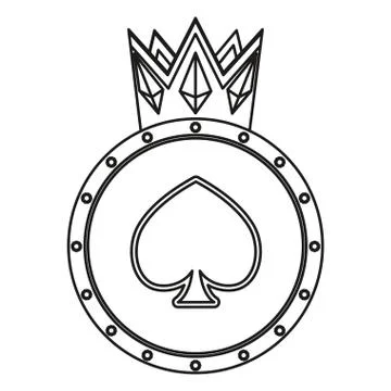 Spade symbol design Stock Illustration