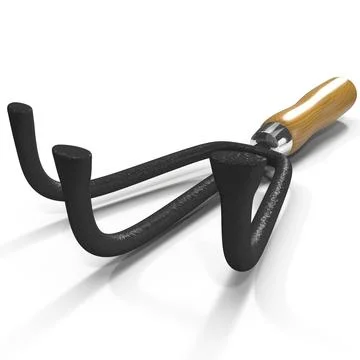 Spading Fork ~ 3D Model ~ Download #91483226 | Pond5