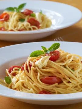 Spagetti estivi Stock Photos
