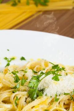 Spaghetti aglio e olio Stock Photos