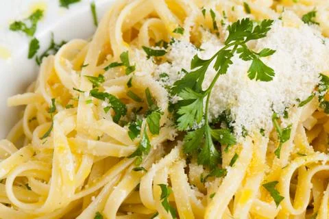 Spaghetti aglio e olio Stock Photos