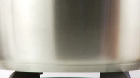 Spaghetti being stirred in the pot Stock Footage 24634642