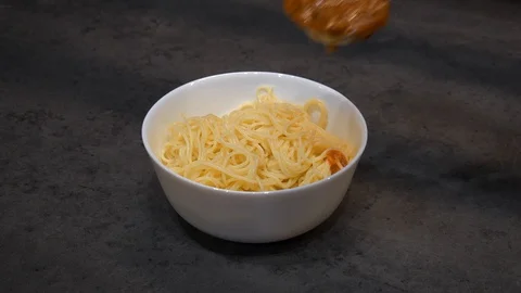 Spaghetti Bolognese Stock Footage 111400850