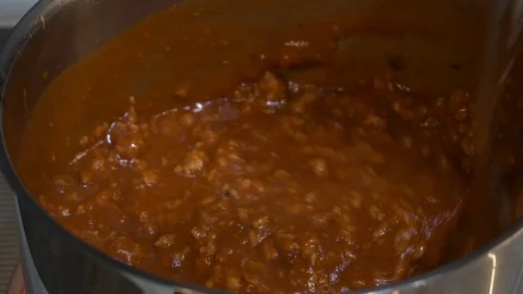 Spaghetti Bolognese Stock Footage 111400918