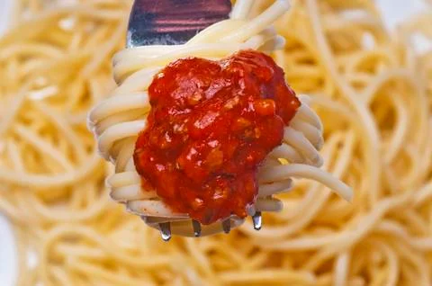 Spaghetti bolognese Stock Photos