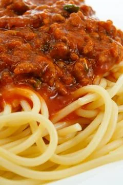 Spaghetti bolognese Stock Photos