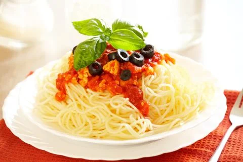 Spaghetti bolognese 스톡 사진