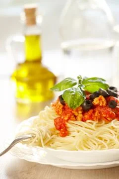 Spaghetti bolognese Stock Photos