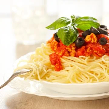 Spaghetti bolognese Stock Photos