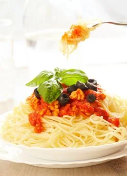 Spaghetti bolognese Stock Photos