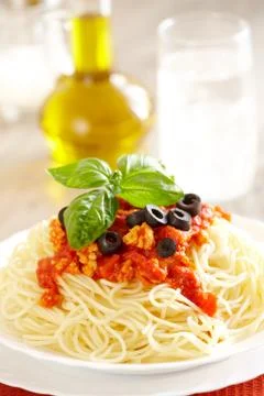 Spaghetti bolognese Stock Photos