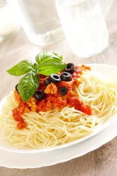 Spaghetti bolognese Stock Photos
