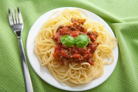 Spaghetti bolognese Stock Photos