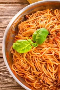 Spaghetti bolognese Stock Photos