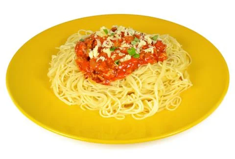 Spaghetti bolognese Stock Photos