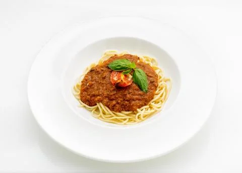 Spaghetti bolognese Stock Photos