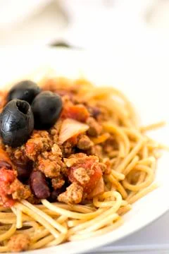 Spaghetti bolognese Stock Photos