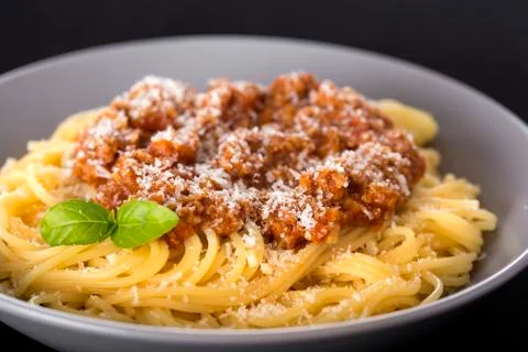 Spaghetti Bolognese Stock-Fotos