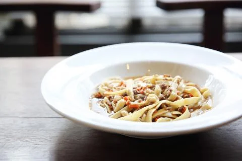 Spaghetti bolognese Stock Photos