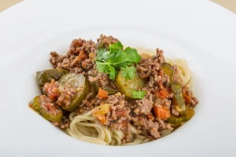 Spaghetti Bolognese Stock Photos