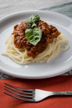 Spaghetti bolognese Stock Photos